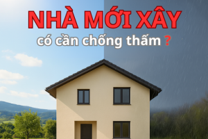 Tại sao cần phải chống thấm nhà mới xây?