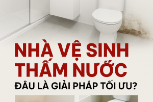 Chống thấm nhà vệ sinh và những điều bạn cần biết